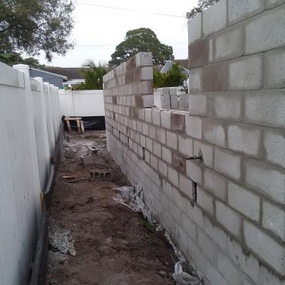 Concrete Block On A Stemwall Foundation