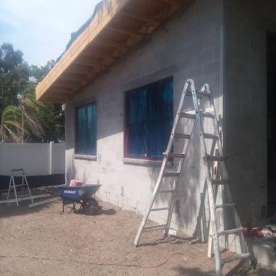 Preping The Building For Stucco